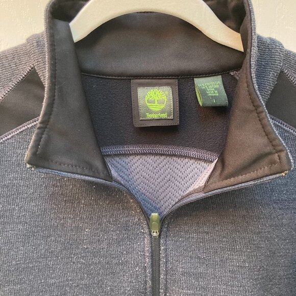 Timberland merino wool blend 1/2 zip long sleeve pullover size Large - Picture 4 of 8